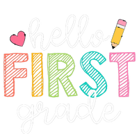 Hello First Grade Boy Girl Teacher Back To School 1st Grade Performance Sprint T-Shirt