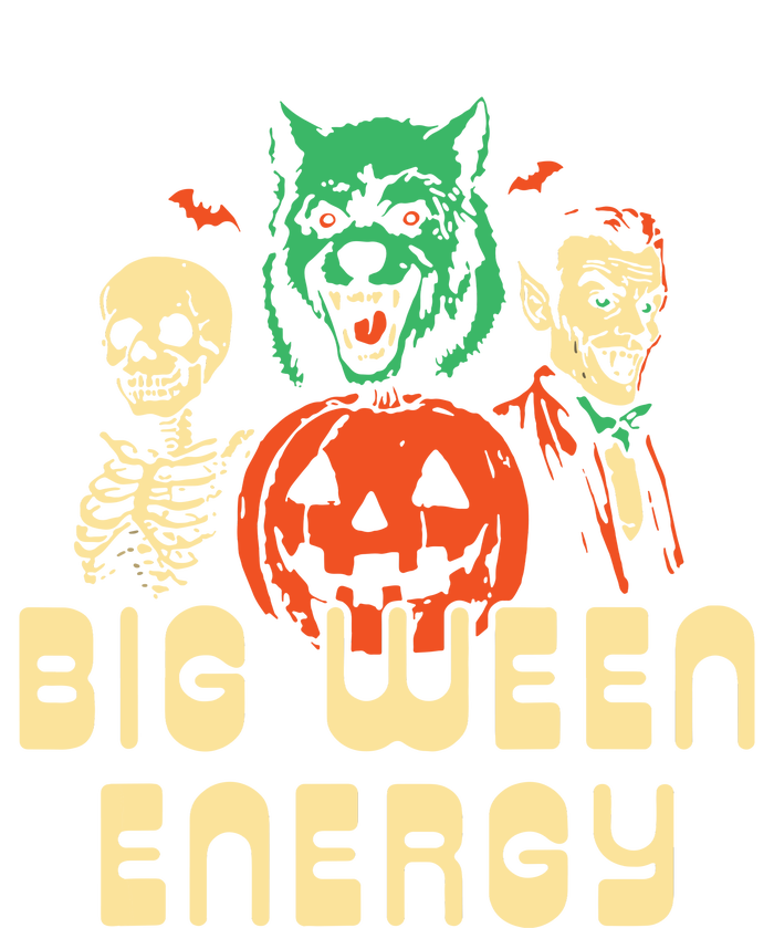 Funny Halloween Big Ween Energy Zip Tote Bag