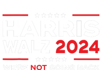 Harris Waltz 2024 Harris Tim Waltz 24 We Are Not Going Back Flat Bill Trucker Hat