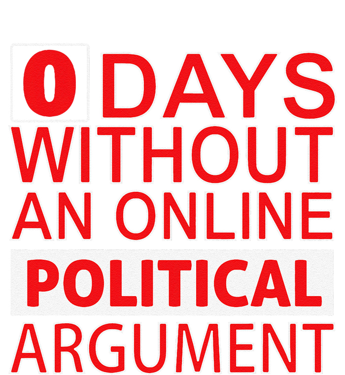 0 Days Without An Online Political Argument Baby Long Sleeve Bodysuit