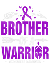 AlzheimerS Awareness Brother Of A Warrior Purple Ribbon Flexfit Unipanel Trucker Cap