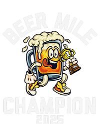 Beer Mile Champion 2025 Funny Race Running Beer Drinking T-Shirt