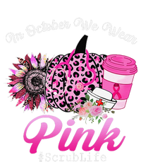 Cute Nurse Scrub Life In October We Wear Pin.K Breast Cancer Magnet