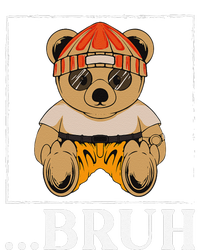 Bruh Meme Hip Hop Teddy Bear Funny Teens Teenager High Crown Mesh Back Trucker Hat