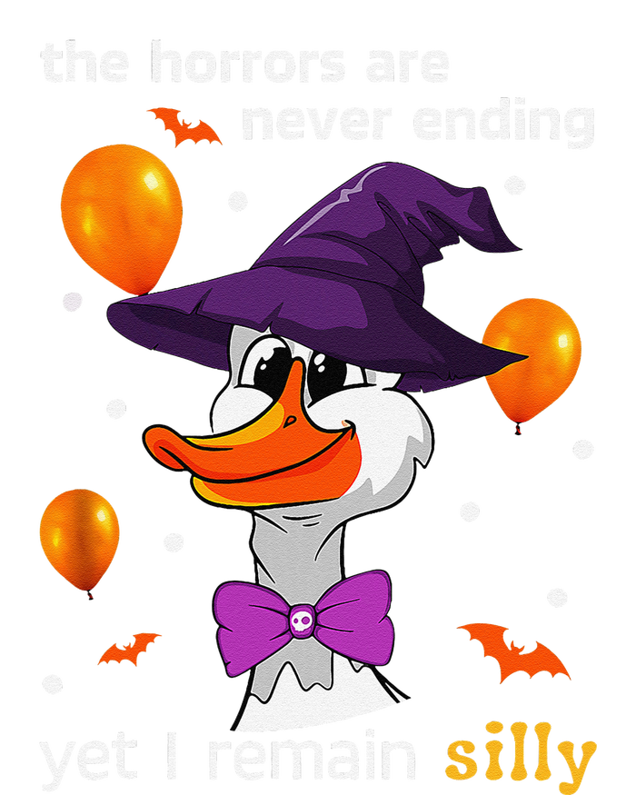 Halloween The Horrors Are Never Ending Yet I Remain Silly Women's T-Shirt