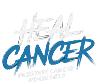 Heal Cancer Prostate Cancer Awareness Month Ribbon Full-Length Apron With Pockets