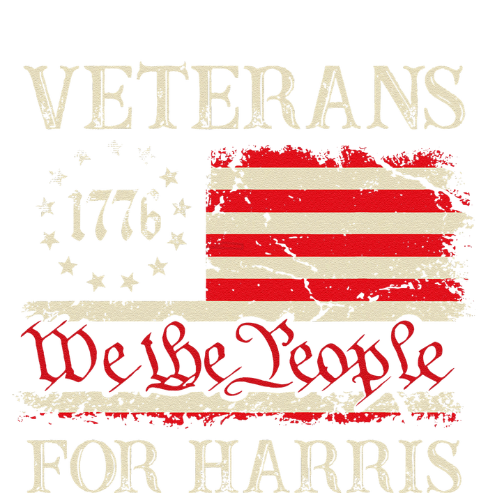 Veterans For Harris We The People 1776 Flag Kamala Harris Gift Tote Bag