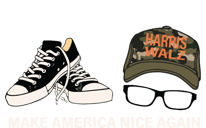 Harris Walz Kamal Make America Nice Again Kamala Rally T-Shirt