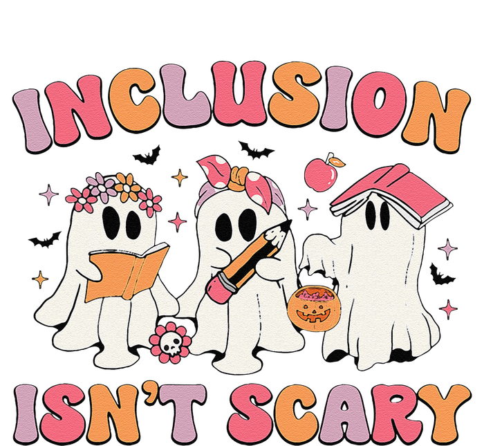 Inclusion IsnT Scary Boo Ghost Sped Teacher Halloween Yupoong Adult 5-Panel Trucker Hat