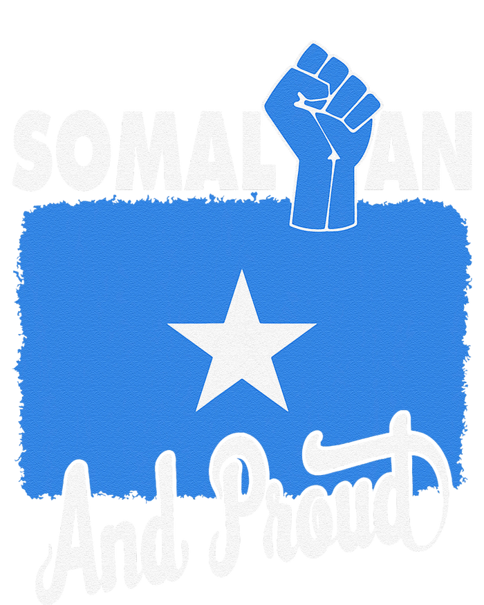 Somalian And Proud Love Somalia With Somalia Flag Fist T-Shirt