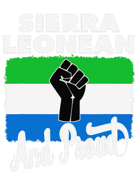 Sierra Leonean And Proud Love Sierra Leonea Flag Fist Women's Racerback Tank