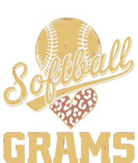 Softball Grams Leopard Heart Softball Ball Toddler Sweatshirt