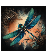 Teal Dragonfly Steampunk T-Shirt