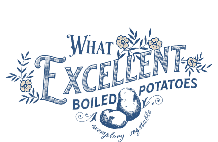 What Excellent Boiled Potatoes Meme Funny Book Lovers T-Shirt