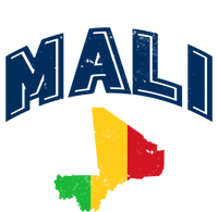 Vintage Mali Athletic Map And Flag Adult ChromaSoft Performance T-Shirt