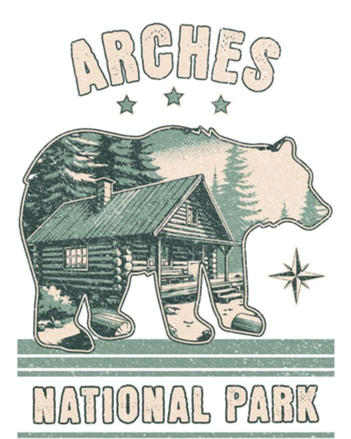 National Park Bear Cabin Vacation Souvenir T-Shirt