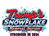 Trump Snowflake Removal Service 2024 Crop Fleece Hoodie