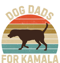 Dog Dads For Kamala Harris 2024 Chocolate Lab Dad Women's V-Neck T-Shirt