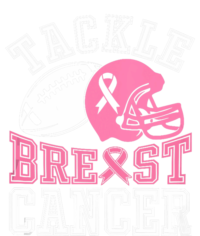 Tackle Breast Cancer Awareness Football Lover Women's Crop Top Tee