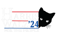 Harris Waltz 2024 For The People Cat Lady Kamala Harris 2024 Yupoong Adult 5-Panel Trucker Hat