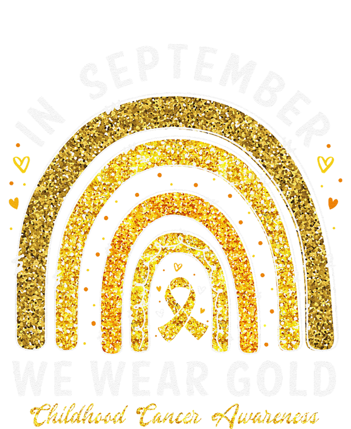 In September We Wear Gold Childhood Cancer Awareness Gift Performance Sprint T-Shirt