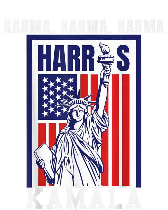 Kamala For President Slogan Statue Liberty Pro Harris Dry Zone Grid Polo