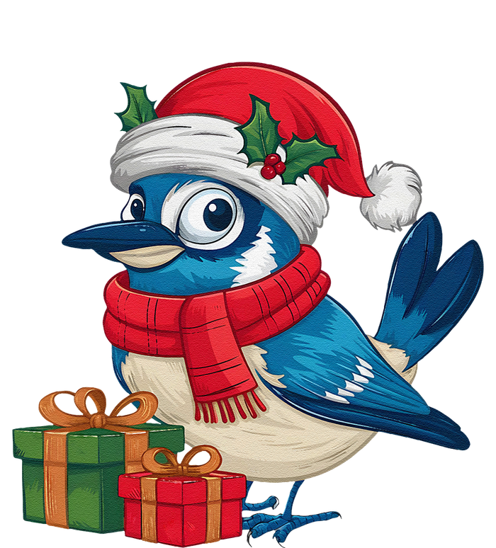 Blue Jay Bird Lover Xmas Holiday Santa Blue Jay Christmas Legacy Cool Fit Booney Bucket Hat