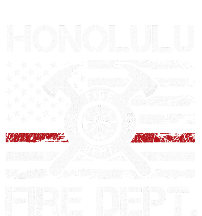 Honolulu Hawaii Fire Department Thin Red Line Fireman Daily Commute Backpack