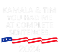 Kamala And Tim You Had Me At Complete Sentences Women's Pullover Hoodie