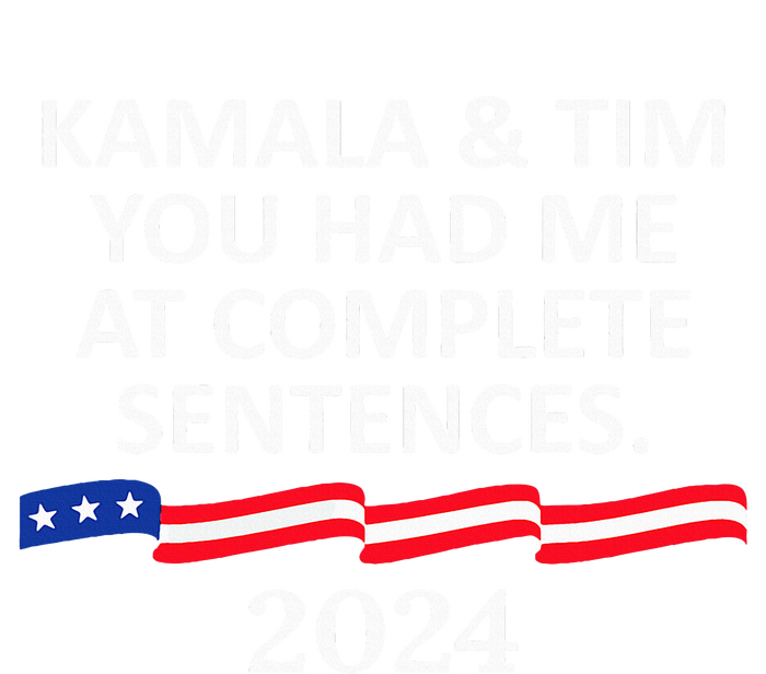 Kamala And Tim You Had Me At Complete Sentences Women's Pullover Hoodie