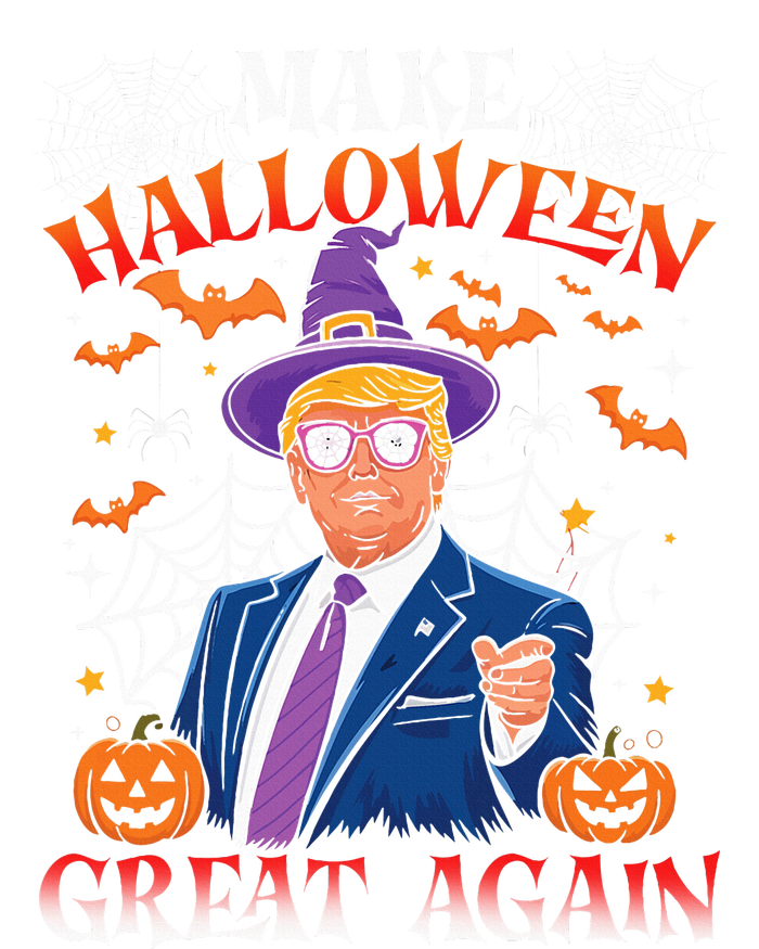 Make Halloween Great Again Funny Trump 2024 Halloween Canvas