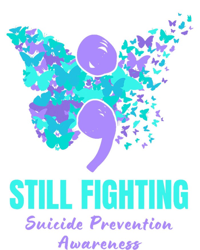 Still Fighting Suicide Prevention Awareness Butterfly T-Shirt