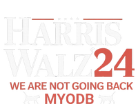 Harris Walz 2024 WeRe Not Going Back Myodb Daily Commute Backpack