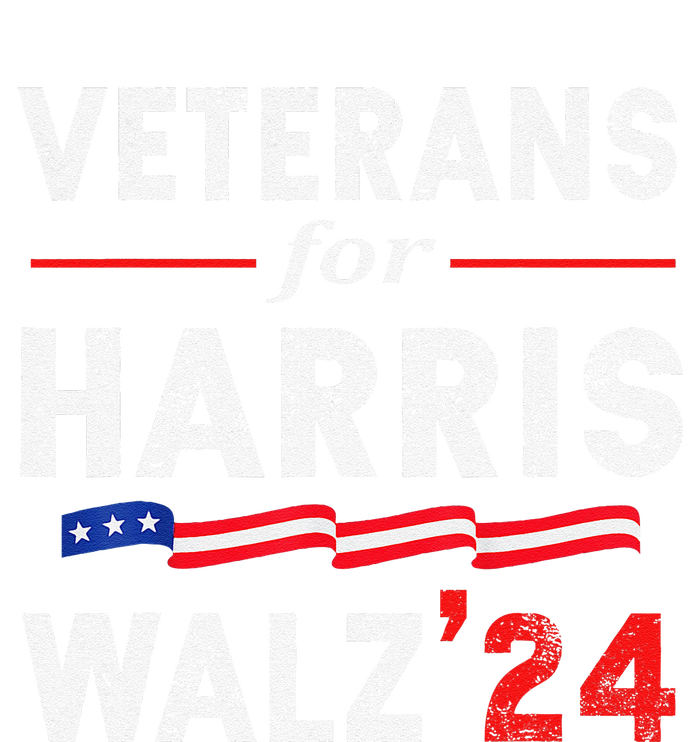 Veterans For Harris Waltz 2024 Election Vote Blue Democrat Gift USA-Made Doggie Bandana