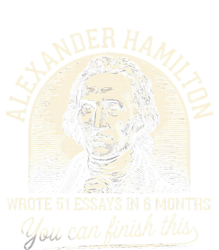 Alexander Hamilton Wrote 51 Essays In 6 Months Vintage Mousepad