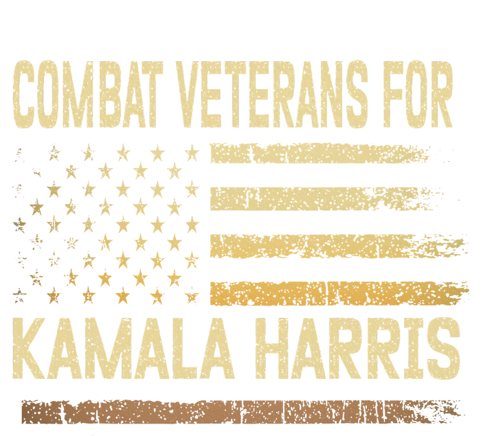 Combat Veterans For Kamala Harris Election Usa Flag Military Tote Bag