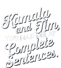 Kamala And Tim You Had Me At Complete Sentences USA-Made Doggie Bandana