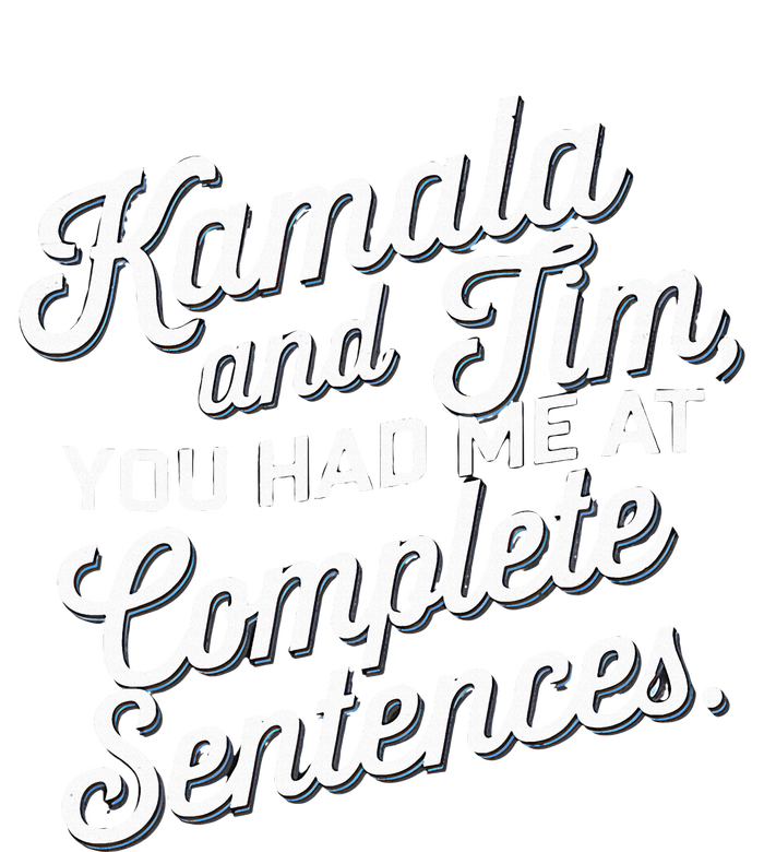 Kamala And Tim You Had Me At Complete Sentences USA-Made Doggie Bandana