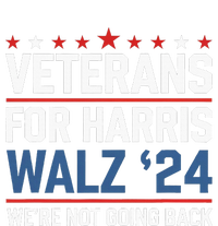 Veterans For Harris Walz 24 WeRe Not Going Back T-Shirt