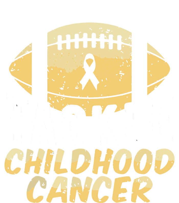 Childhood Cancer Awareness Tackle Childhood Cancer Football Cooling Performance Crew T-Shirt