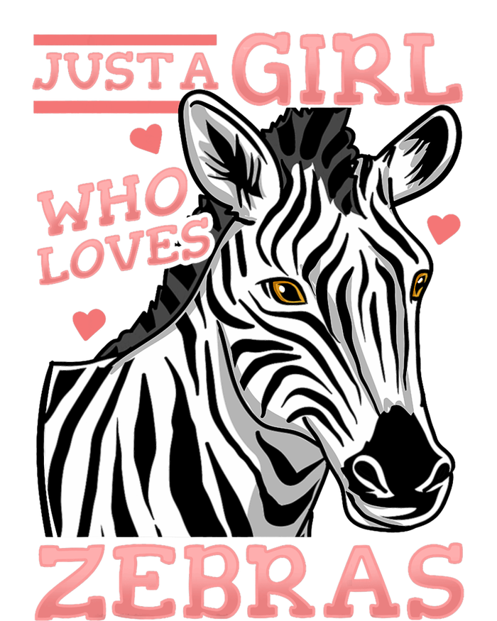 Zebra Just A Girl Who Loves Zebras Cooling Performance Crew T-Shirt