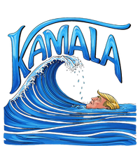 Blue Wave Cat For Kamala Harris Trump Tie-Dye T-Shirt