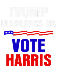 Trump Dishonors Us Vote Kamala Harris Waltz Anti Trump Flag T-Shirt