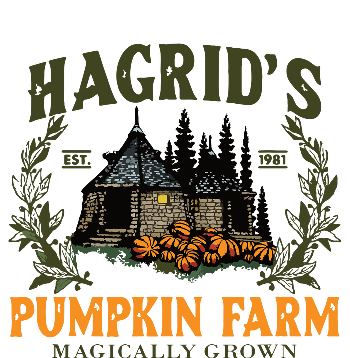 Retro Fall HagridS Pumpkin Farm Patch Autumn Pumpkin Garden T-Shirt