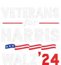 Veterans For Harris Waltz 2024 Election Vote Blue Democrat T-Shirt