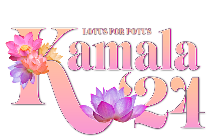 Cute Lotus Flowers Lotus For Potus Kamala Harris 2024 T-Shirt