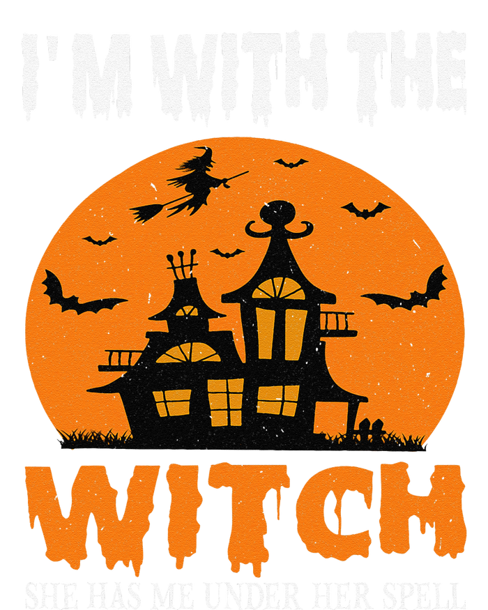 IM With The Witch She Has Me Under Her Spell Halloween T-Shirt