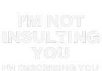 IM Not Insulting You IM Describing You Sarcastic Women's V-Neck T-Shirt