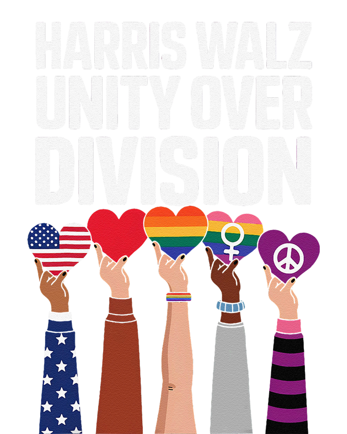 Harris Waltz 2024 Unity Over Division Kamala Harris Tim Walz Baby Long Sleeve Bodysuit