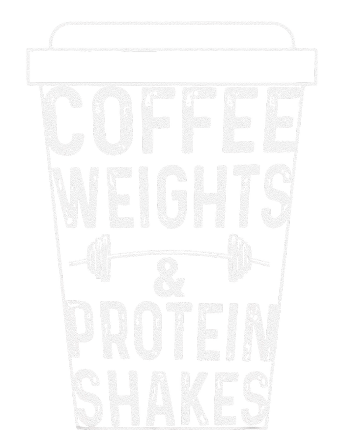 Coffee Weights & Protein Shakes Funny Lifting Womens Funnel Neck Pullover Hood